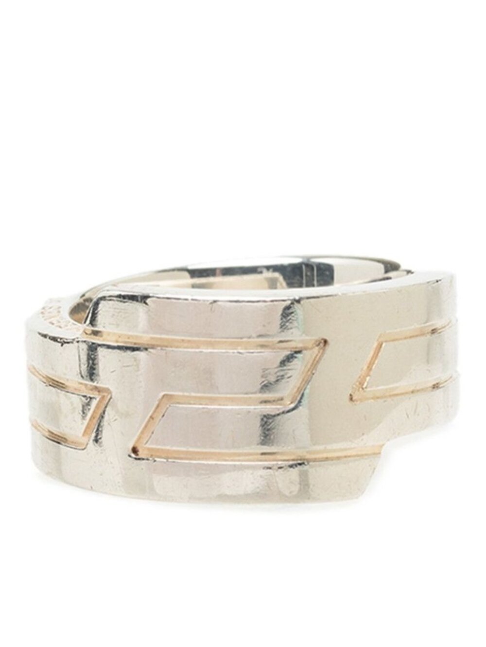 Hermes Italique Ring 51 Silver